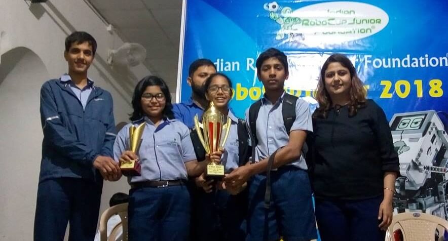 Shiv Nadar School Faridabad emerged as Winners in Robocup Nationals 