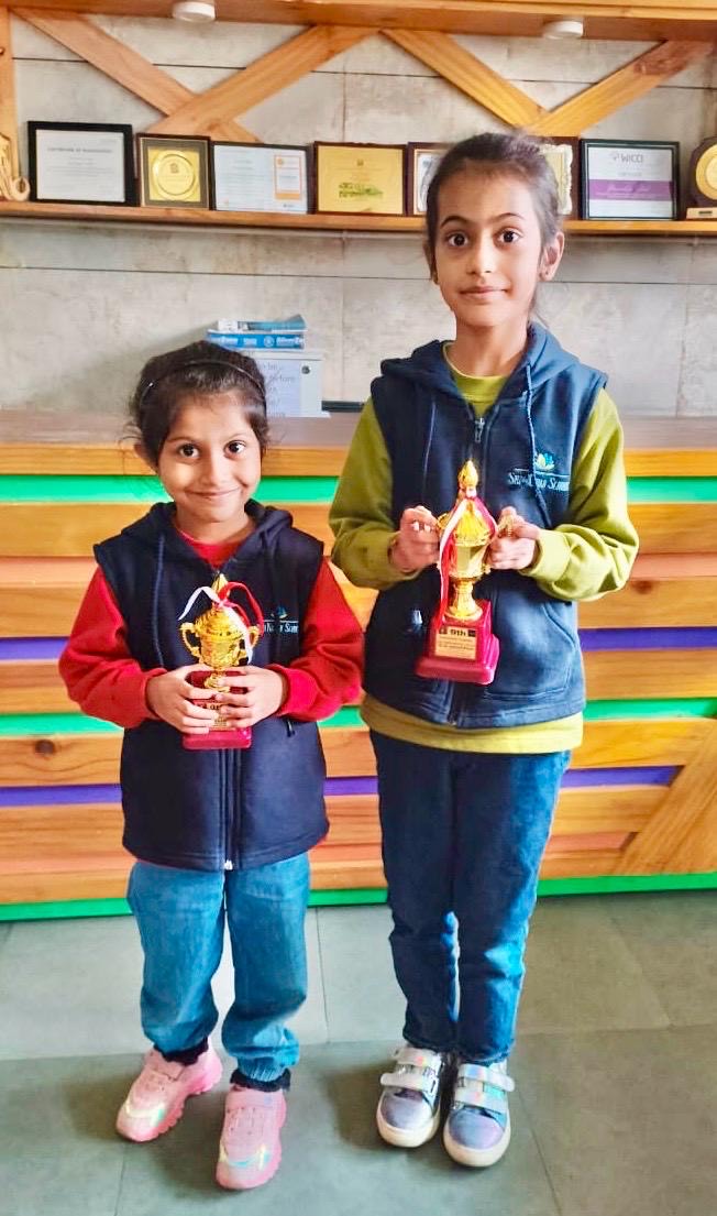 Avisha and Avanya Arya Shine at Chess Tournament