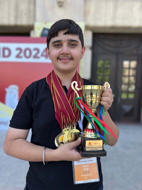 Daksh Malik at World Scholar's Cup 2024