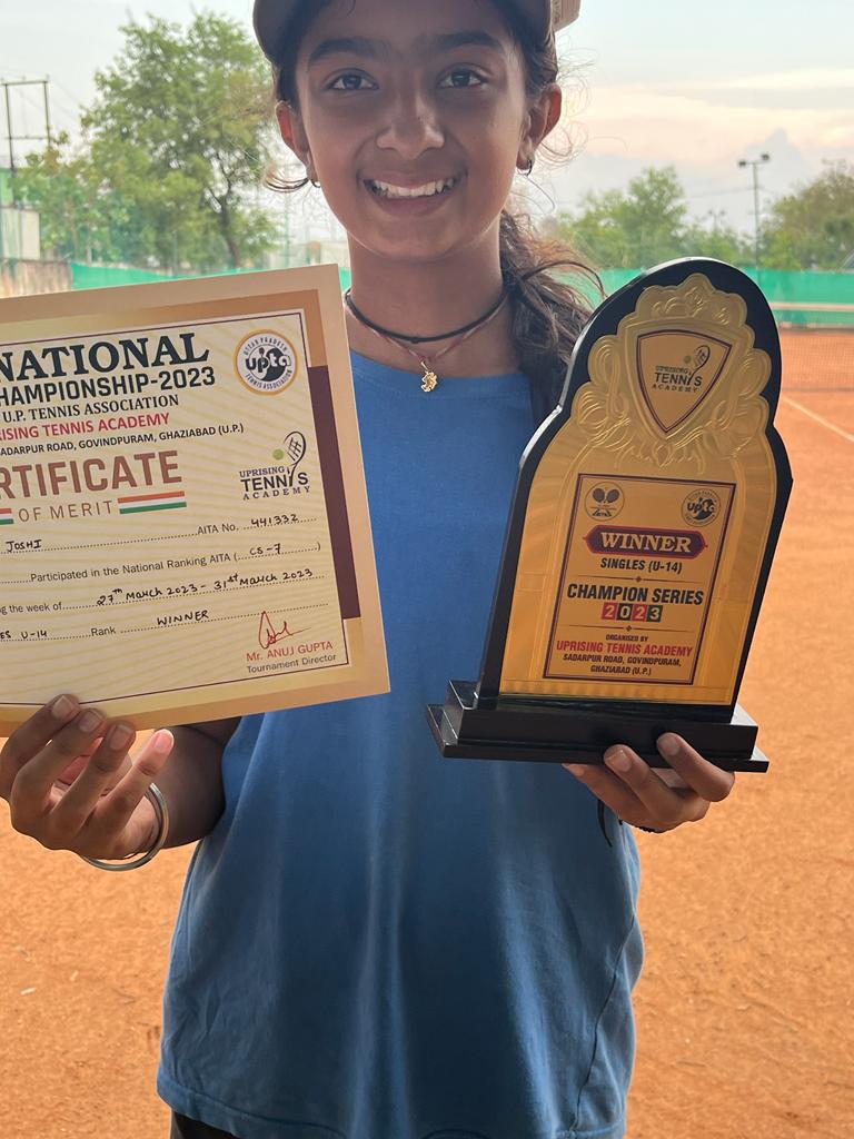 Iha Jhosi Emerges Victorious in AITA Girls U14