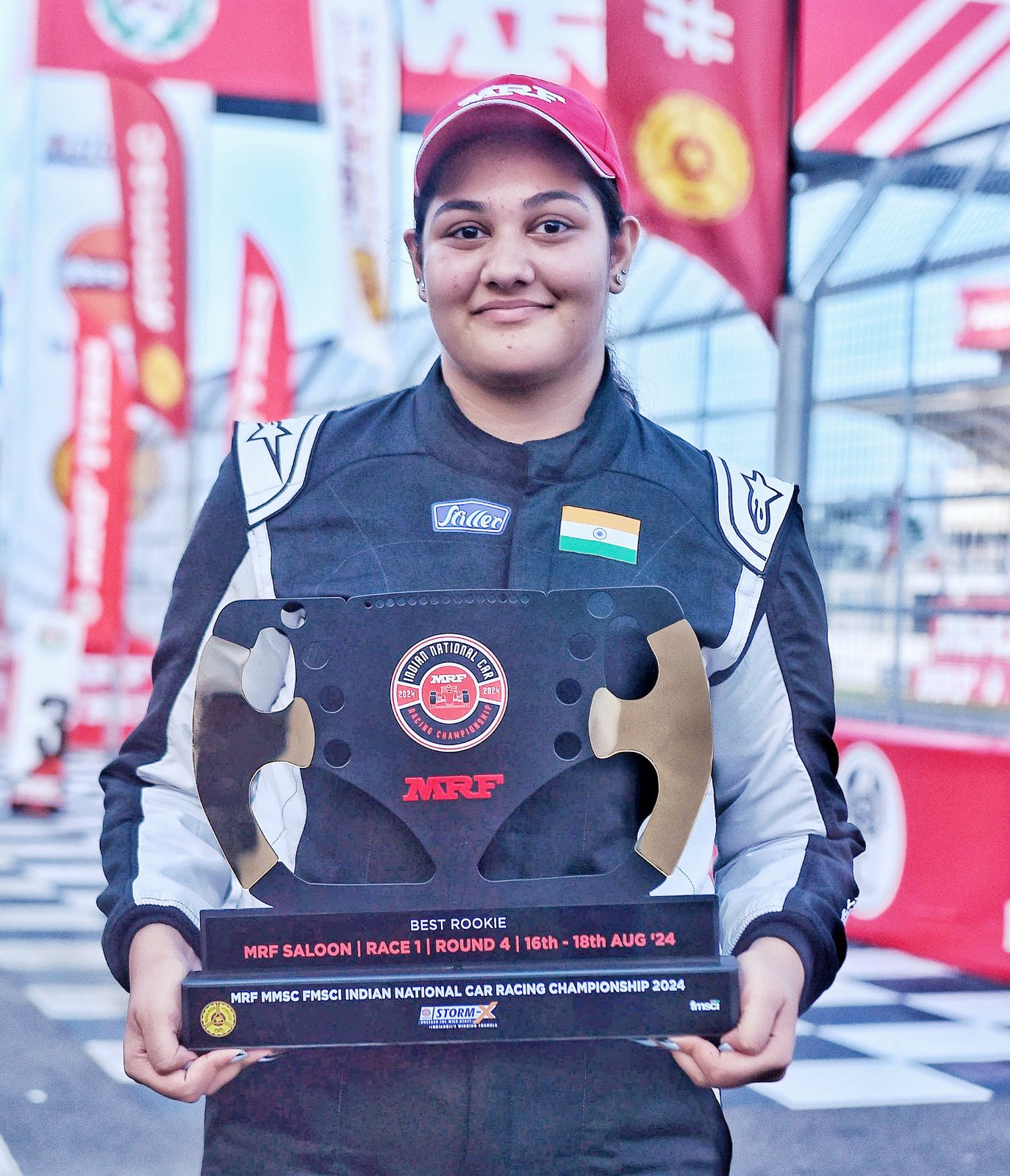 Shiv Nadar School Faridabad Student Achieves Success at National Car Racing Championship 2024