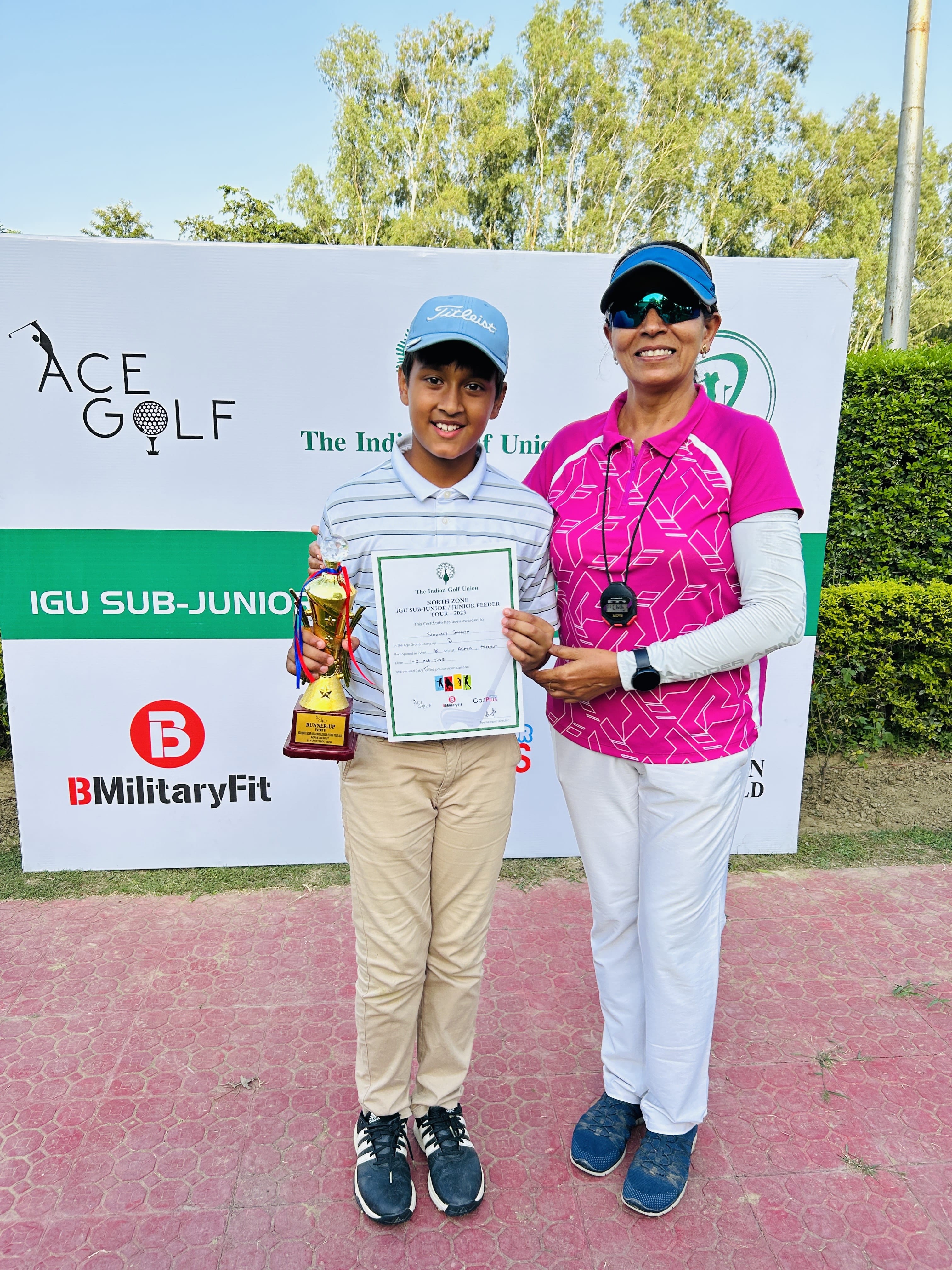 Outstanding Golf Achievement by Grade 5 Student - Siddhant Sharma