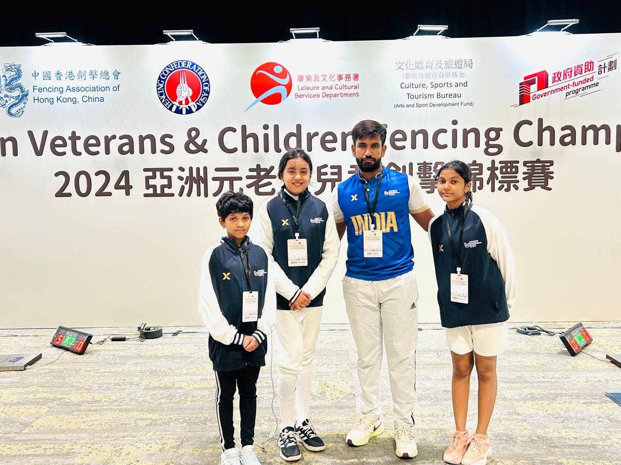 Shiv Nadar School Faridabad Students Shine at the Asian Fencing Expo in Hong Kong