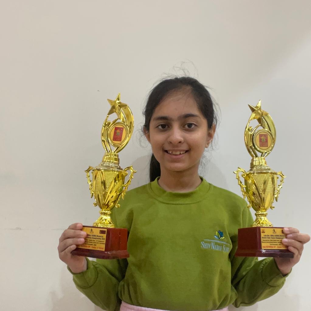 Bhuvy Chhabra Shines in District Table Tennis Championship