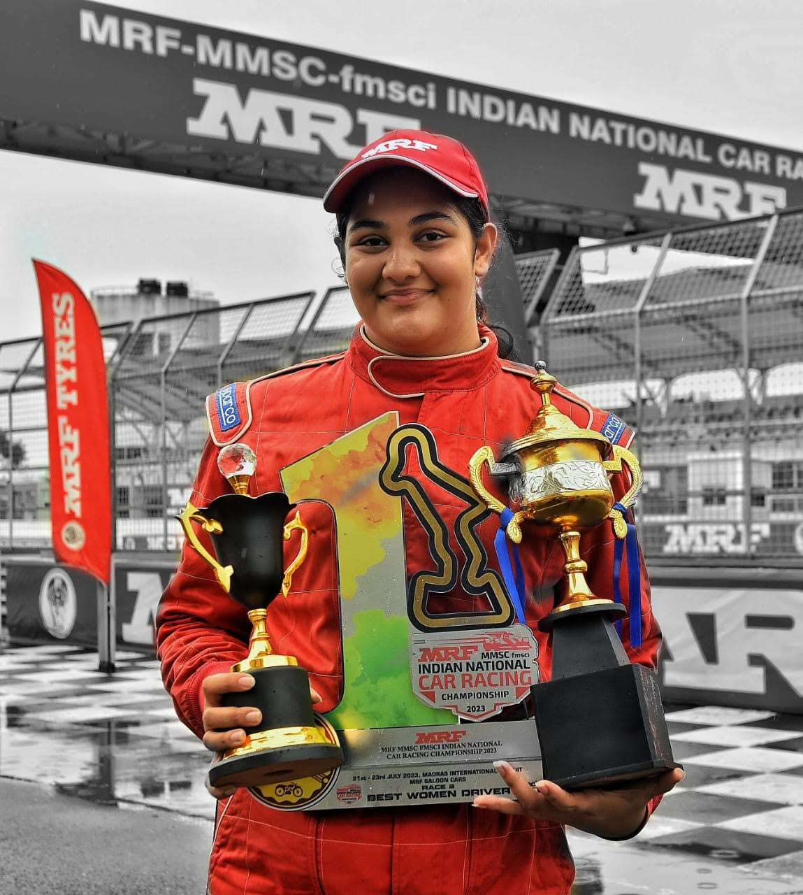 Muskaan Jubbal: Best Women Driver in National Car Racing Championship