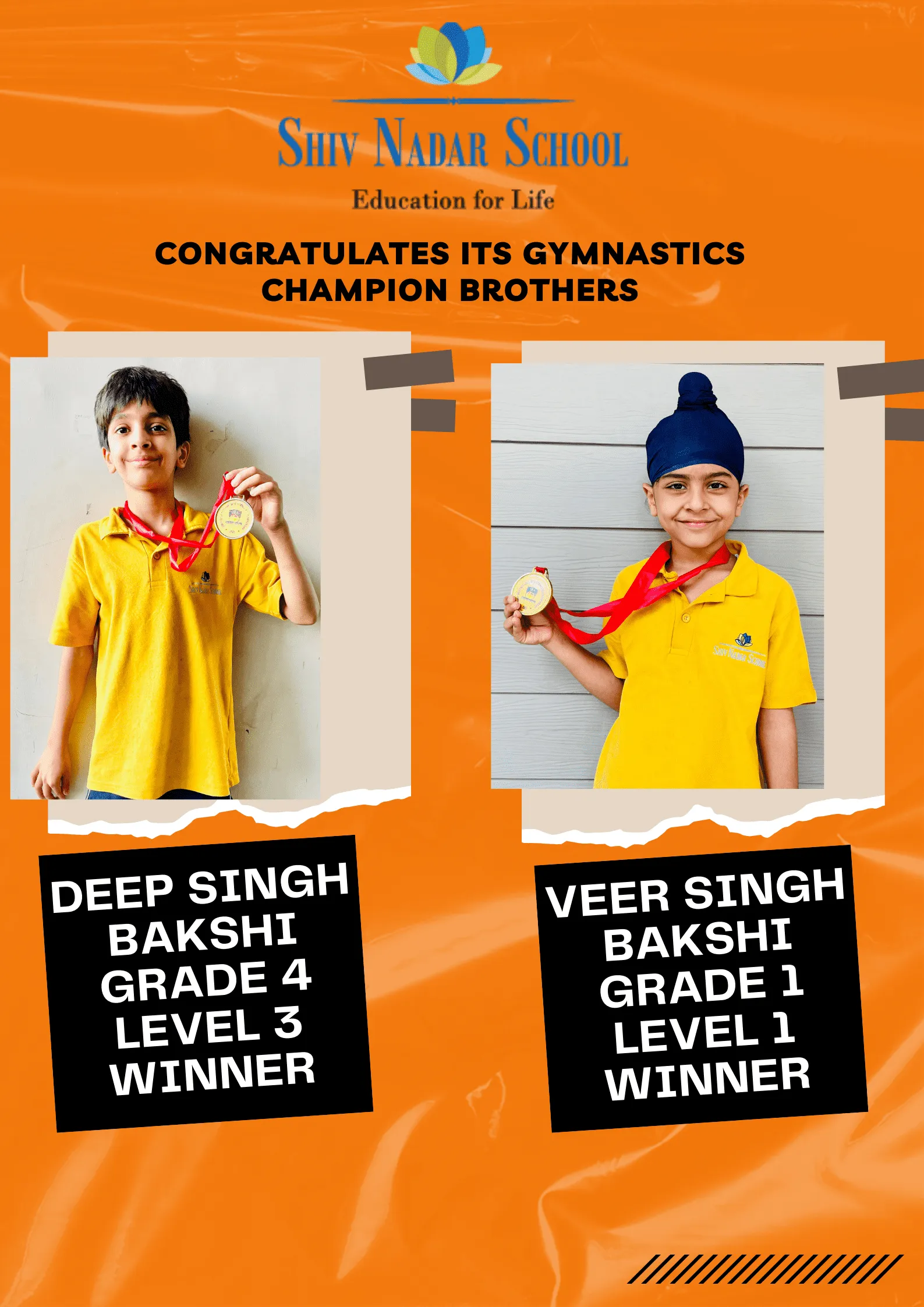 Congratulations of the Budding Gymnasts