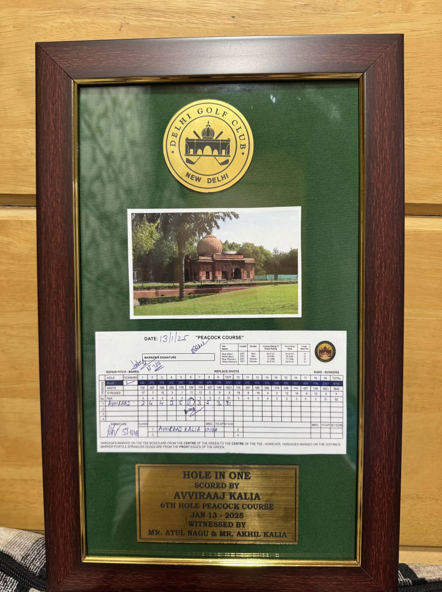 Avviraaj Kalia’s Hole-in-One Triumph at Delhi Golf Club